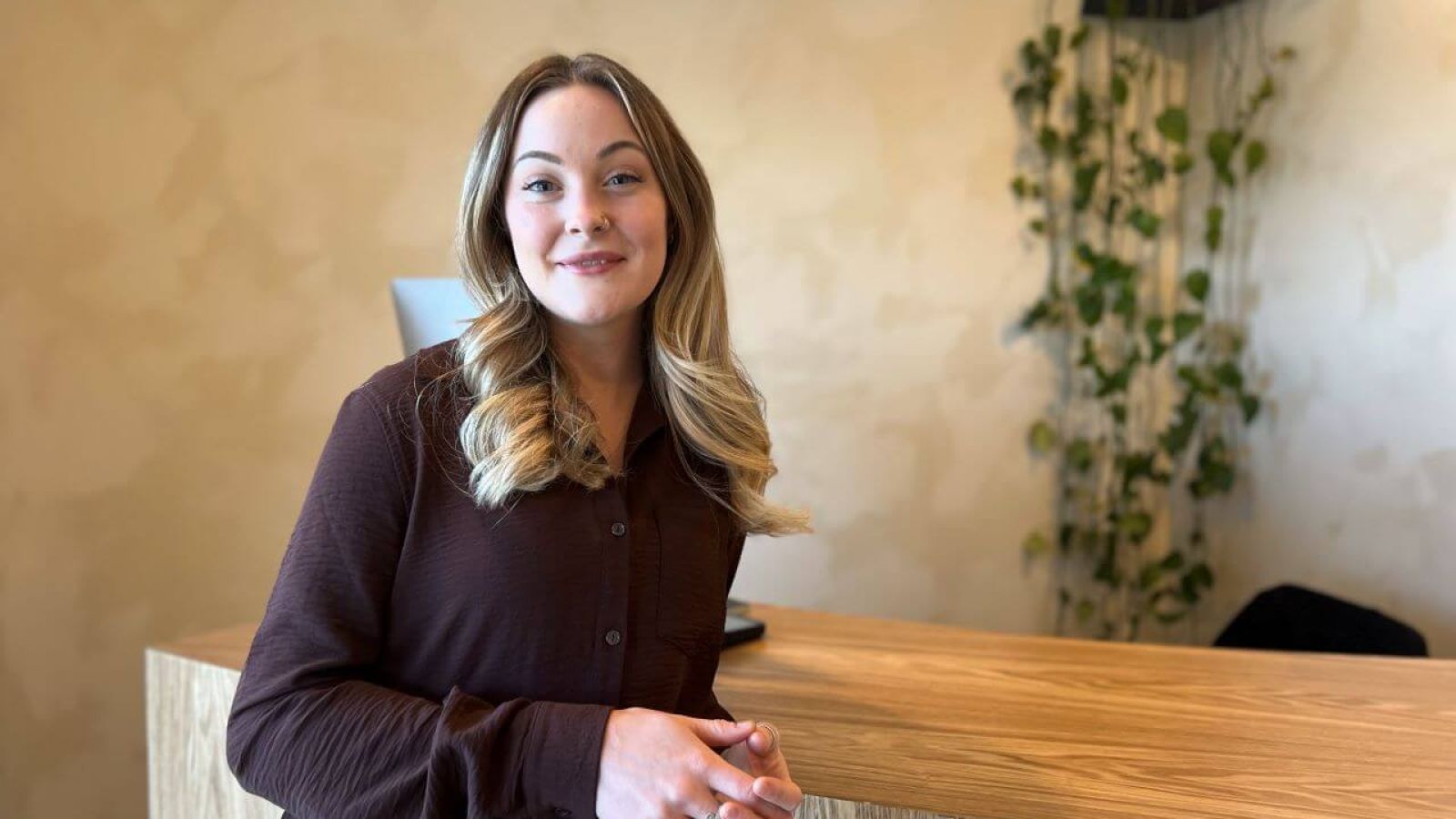 Sustain Collective - Sarah at front desk